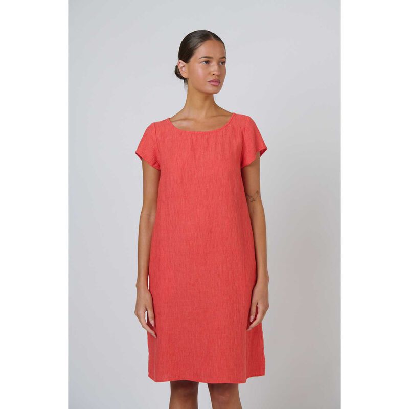 Naturals By O & J Sunset Stripe Linen Dress image number 3